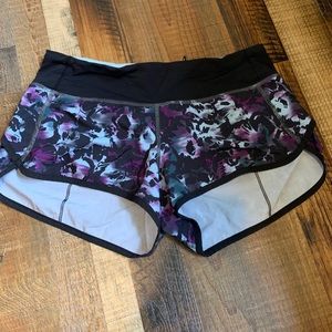 RARE lululemon speed shorts
